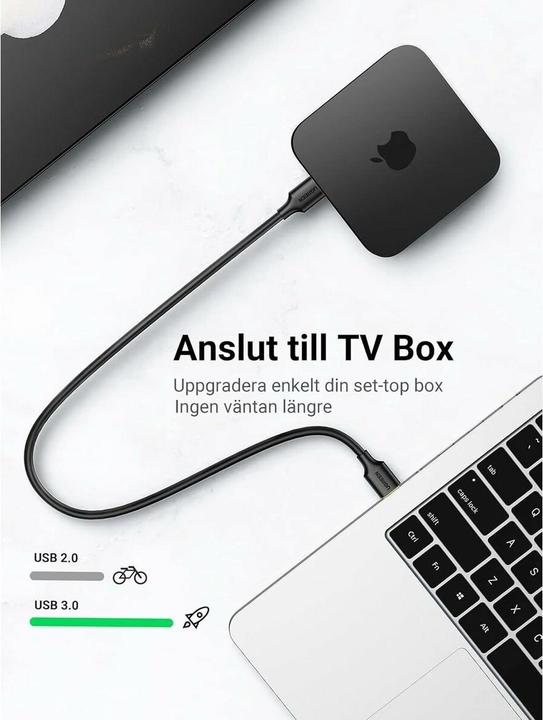 Actual product image Ugreen Gigabit Ethernet Adapter (USB-C 3.1 Gen 1, RJ45 (1x))