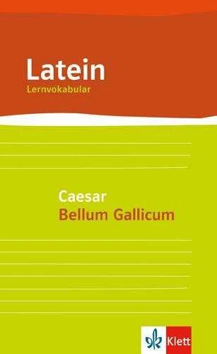 Produktbild Lernvokabular zu Caesar "Bellum Gallicum" (Deutsch, Gottfried Bloch, 2011)
