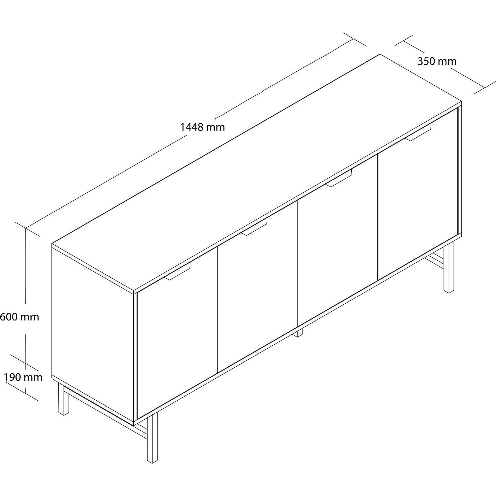 Thumbnail - Kalune Design, Konsolentisch, Blanco
