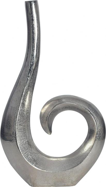 FineBuy Vase Blumenvase 47 cm Aluminium Spirale Tischvase Wohndeko Dekovase (1x)