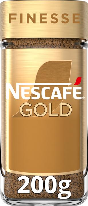 Actual product image Nescafé Gold Finesse soluble coffee jar (200 g)