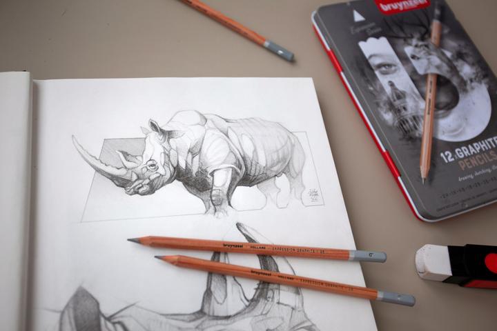 Actual product image Bruynzeel Bleistift Expression 2.2 - 3.6 mm, 12 Stück (3.60 mm, HB, 12x)