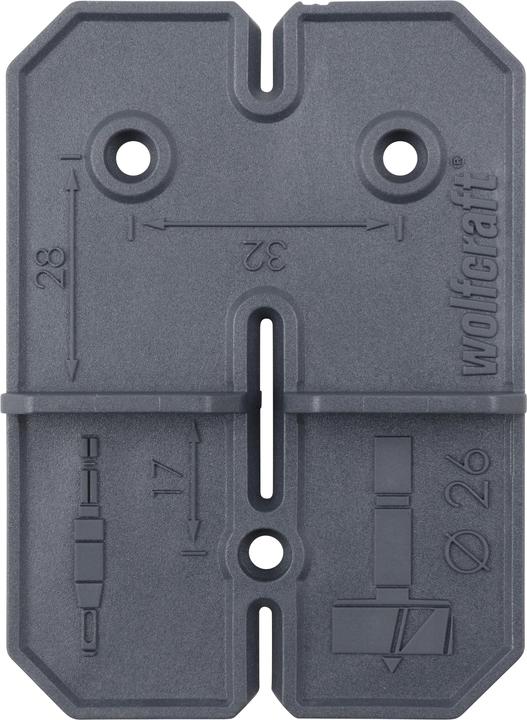 Produktbild wolfcraft wolfcraft 1 Scharnierloch-Set 26 mm (26 mm)