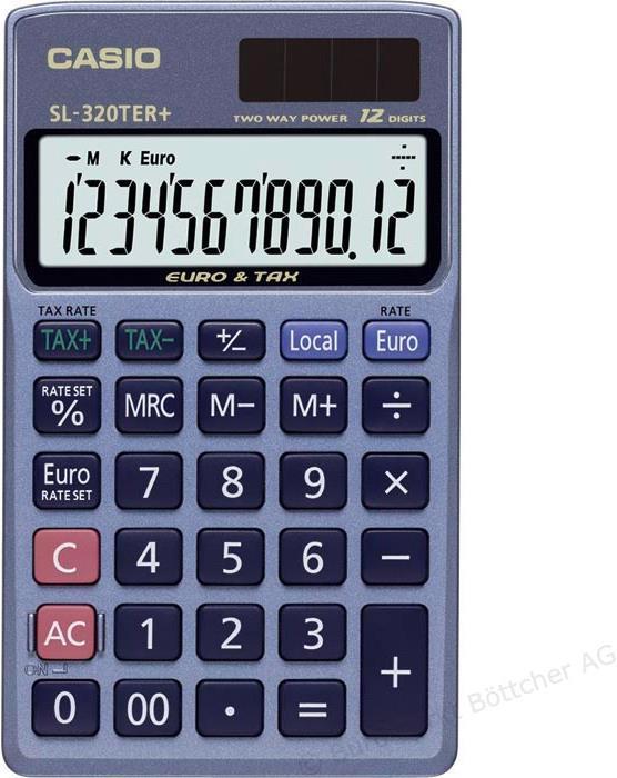 Actual product image Casio Sl-320ter (Solar cells, Batteries)
