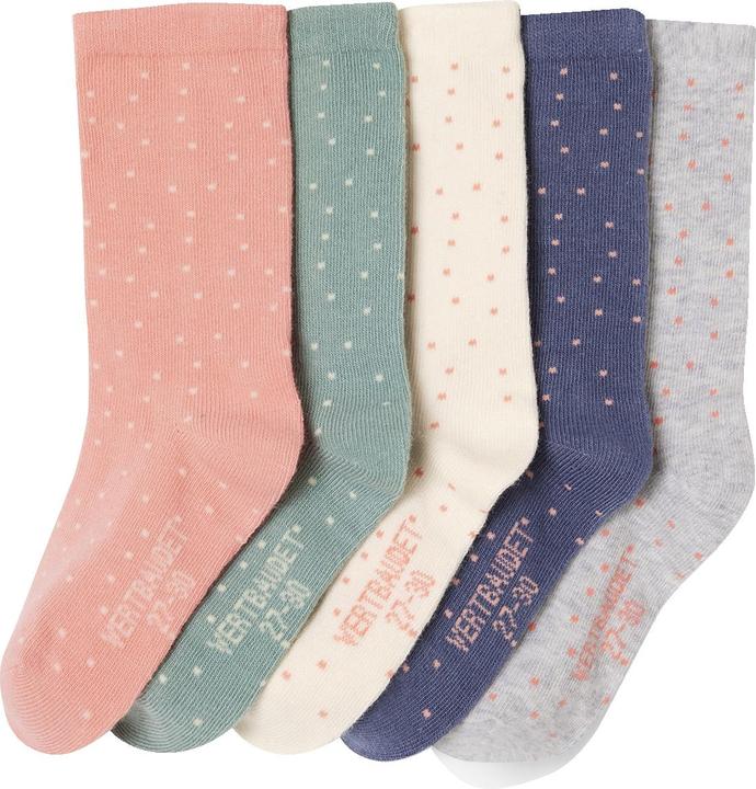 Immagine prodotto Vertbaudet Confezione da 5 calzini da bambina Basic (Confezione da 5 pezzi, 31, 34)