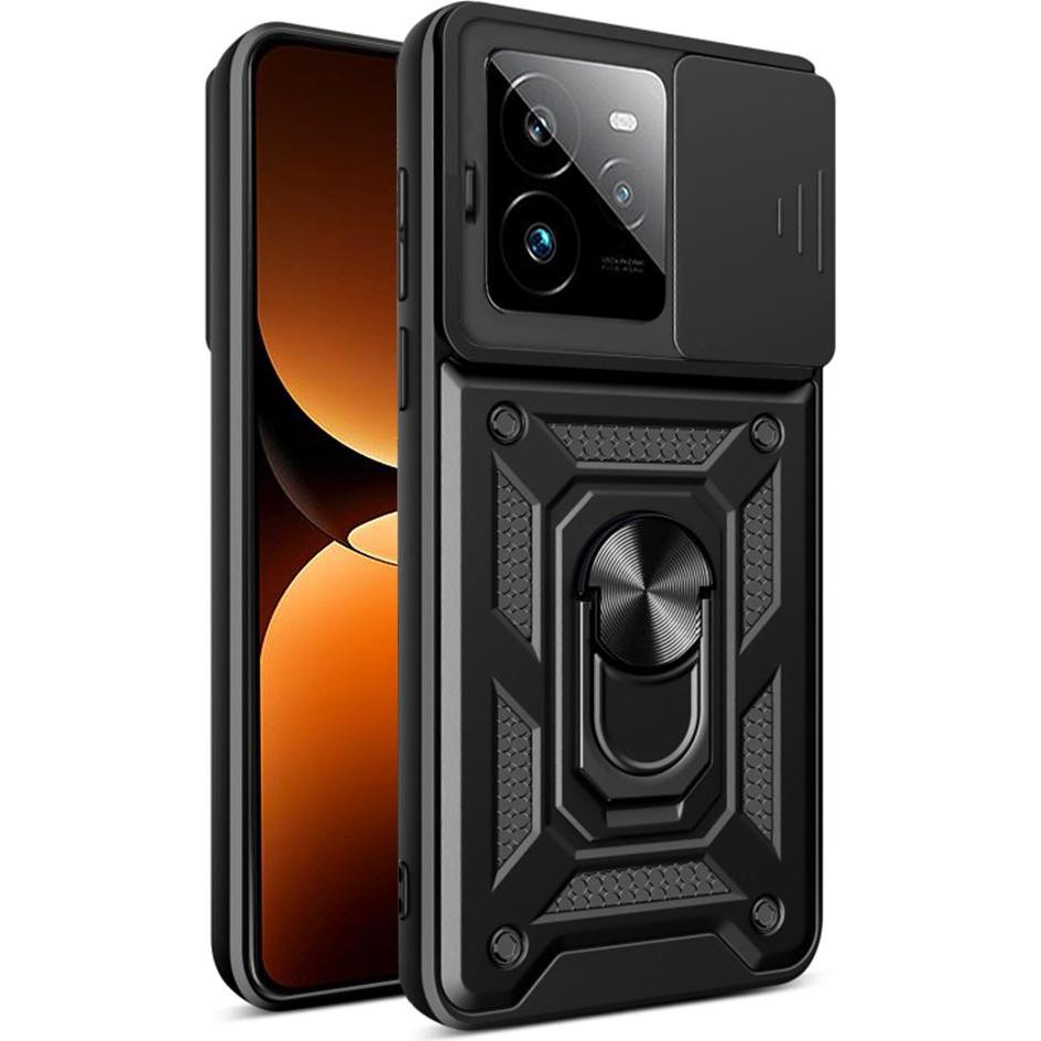 Techsuit - CamShield Series - Realme GT 7 Pro - Black (Realme GT 7 Pro), Cover smartphone, Nero