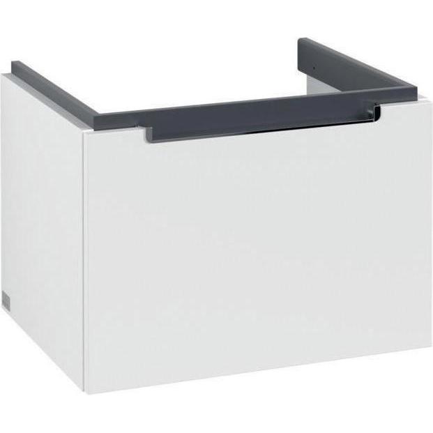 Villeroy & Boch, Armadietto lavabo, V&B mobiletto SUBWAY 2.0 per lavabi 587x420x454mm bianco opaco (58.70 x 45.40 x 42 cm)