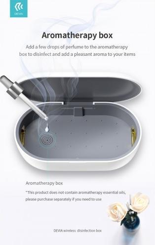Produktbild Devia *NEW* Wireless Charger + UV disinfection box