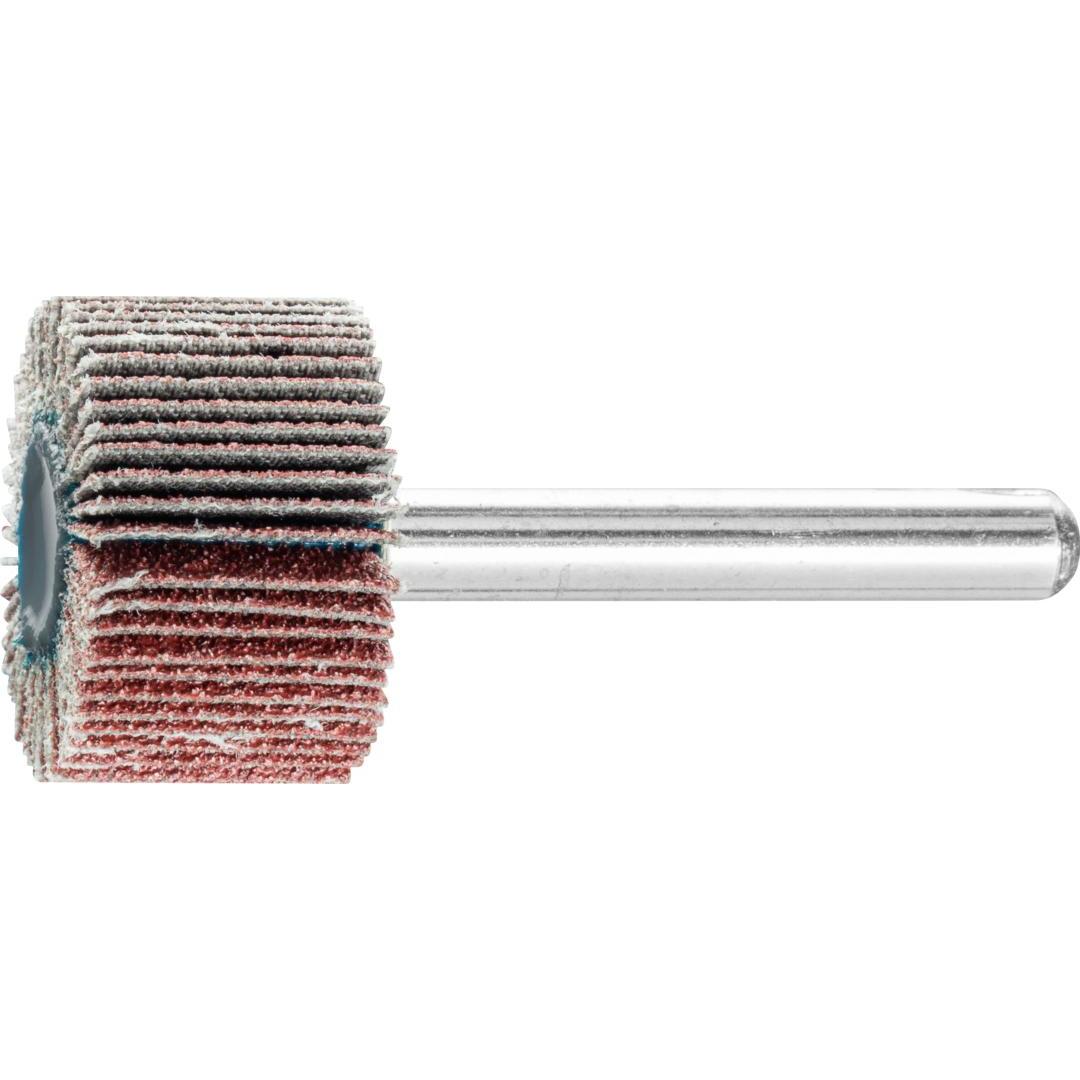 Pferd, Schleifmittel, Fächerschleifer Ø25xH15mm Körnung 80 Korund Schaft-Ø 6 mm (80)