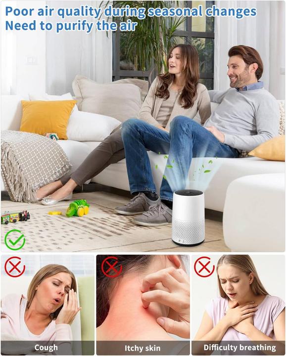 Produktbild Sobeau 2 Stück HEPA-Aktivkohlefilter für Philips Luftreiniger (2x)