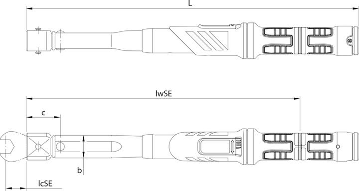 Produktbild Gedore DMSE 400 Drehmomentschlüssel DREMASTER® SE 80-400 Nm (1/2", 80 Nm, 400 Nm)