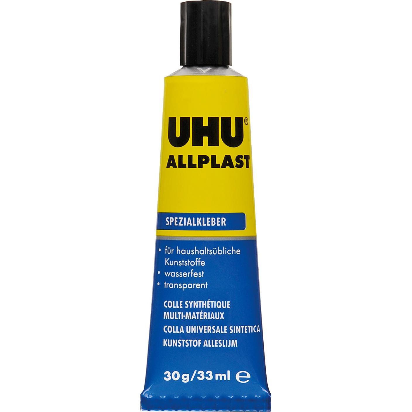 UHU, Klebstoff, Allplast (30 g, 30 ml)