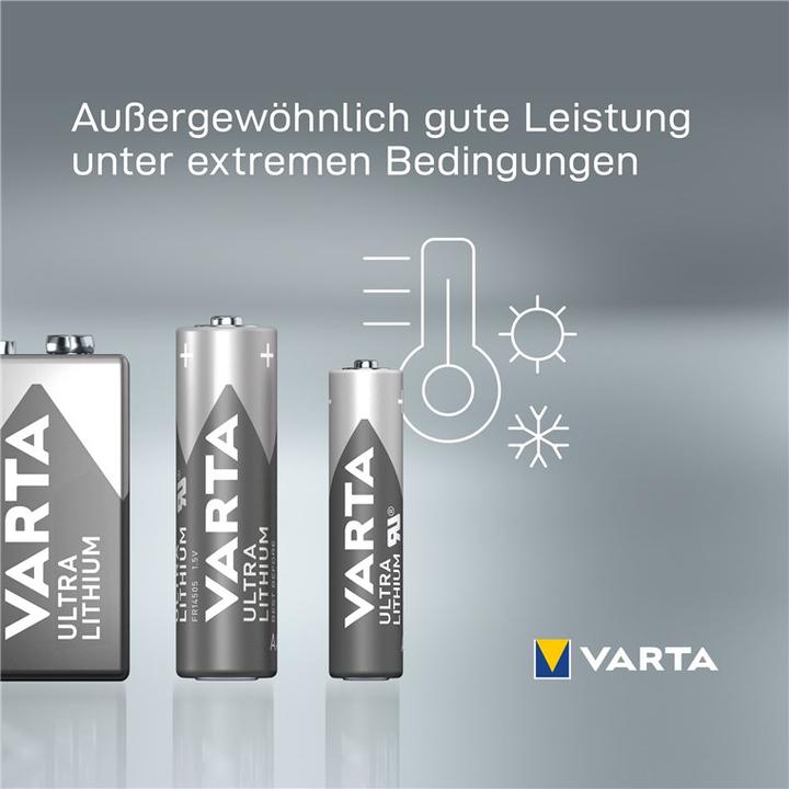 Actual product image Varta ULTRA Lithium (2 pcs., AAA, 1100 mAh)