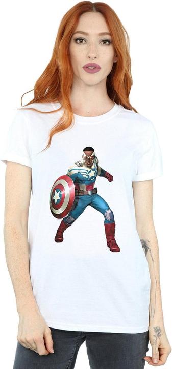 Immagine prodotto Falcon Is Captain America Maglietta Ampia Donna (4XL)