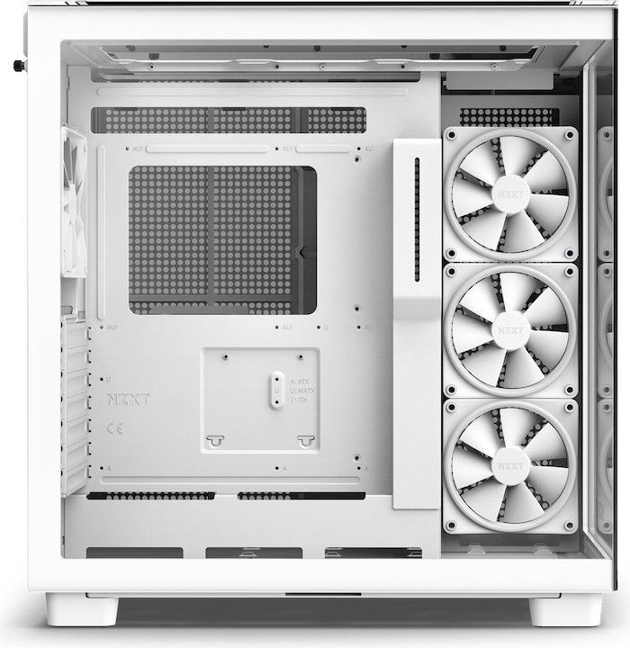 Actual product image NZXT H9 Elite All white (mATX, Mini-ITX, ATX)