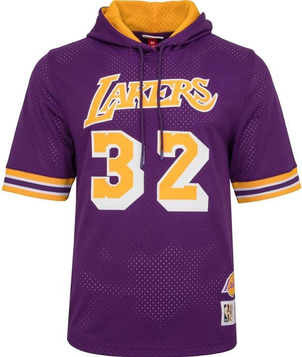 Actual product image Mitchell & Ness M&N Mesh Jersey Hoody Los Angeles Lakers Magic Johnson - S (S)