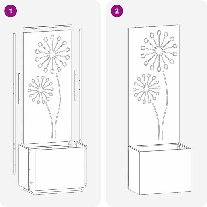 Produktbild vidaXL Gartensichtschutz (50 cm)
