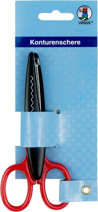 Ursus Schere 13 cm mit Wellenschnitt (13 cm)