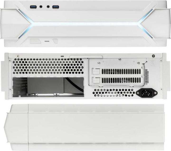 Actual product image Silverstone Tower SST-RVZ03W-ARGB white (Mini-ITX)