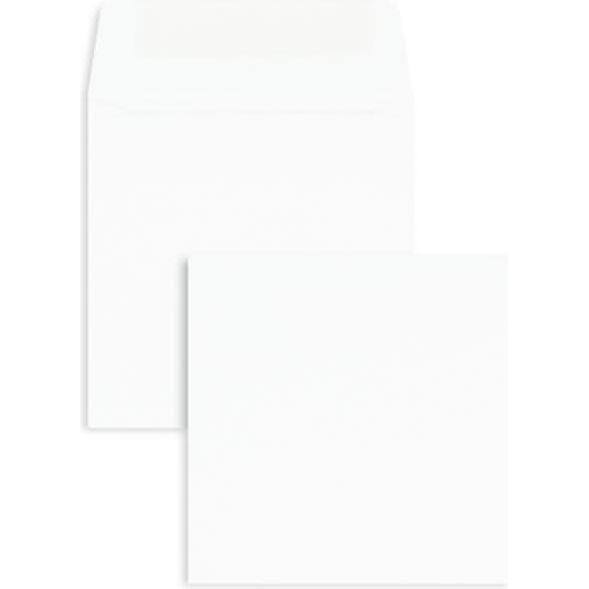 Blanke, Briefumschlag, Briefumschläge 100x100mm 100g/qm gummiert VE=100 Stück weiss (100 x)