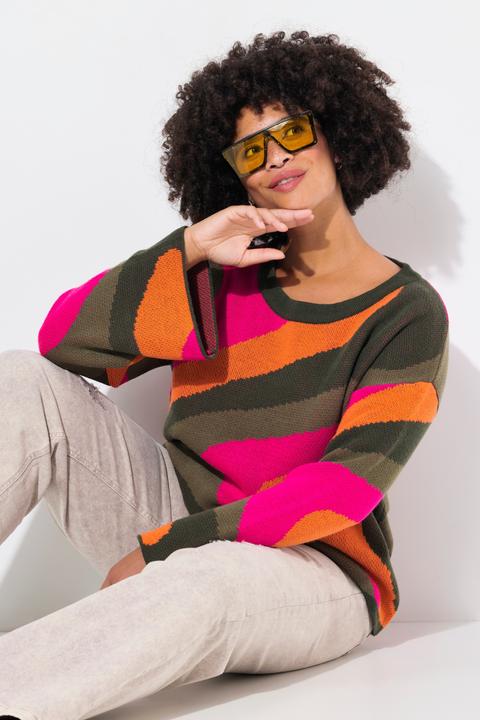 Immagine prodotto Angel of Style Pullover, oversized, Colormuster, Trompetenärmel (58)