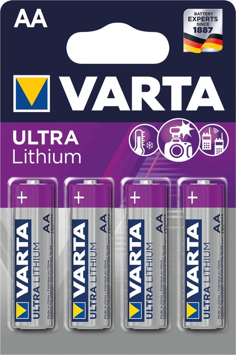 Varta ULTRA Lithium (4 pcs., AA, 3000 mAh)