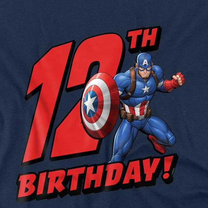 Produktbild Captain America Sweatshirt 12er Geburstag (116)