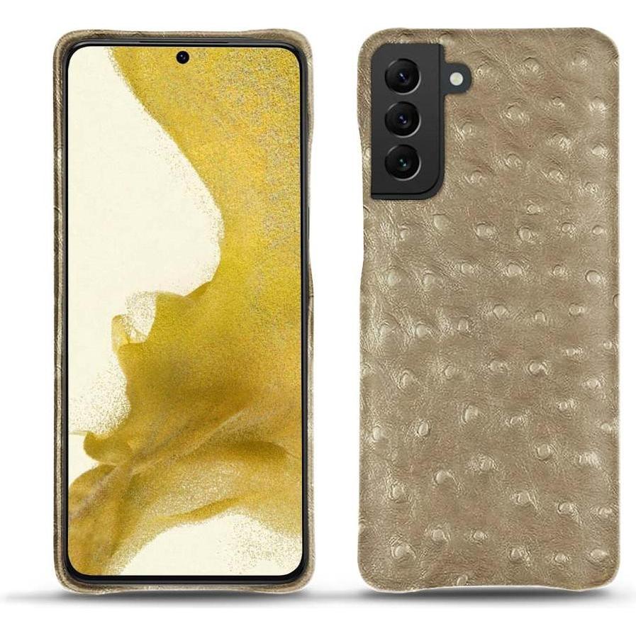 Noreve Lederschutzhülle (Samsung Galaxy S22), Smartphone Hülle, Beige