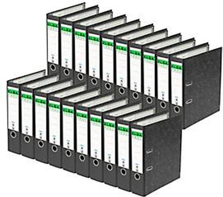 Immagine prodotto Elba Ordnerbox mit Hebelmechanik Grau A4 (20 Stück) (A4, 80 mm, 20 pz.)