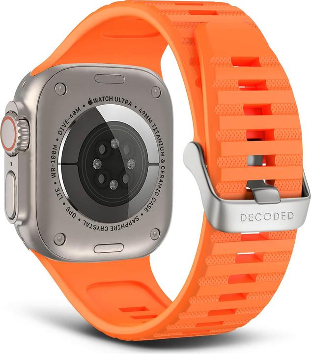 Decoded Sport Silicone Ultra Strap 42/44/45/49mm (42 mm, 44 mm, 45 mm, 49 mm, Silikon)