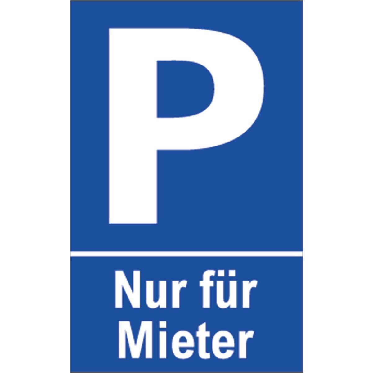 4x 0, Informationsschild, Parkplatzschilder