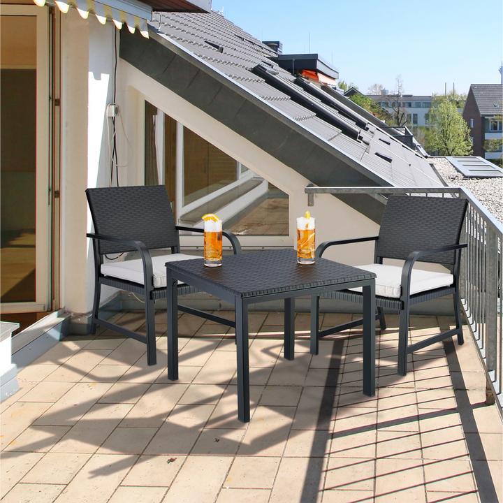 Actual product image Relaxdays balcony furniture set (48 cm)