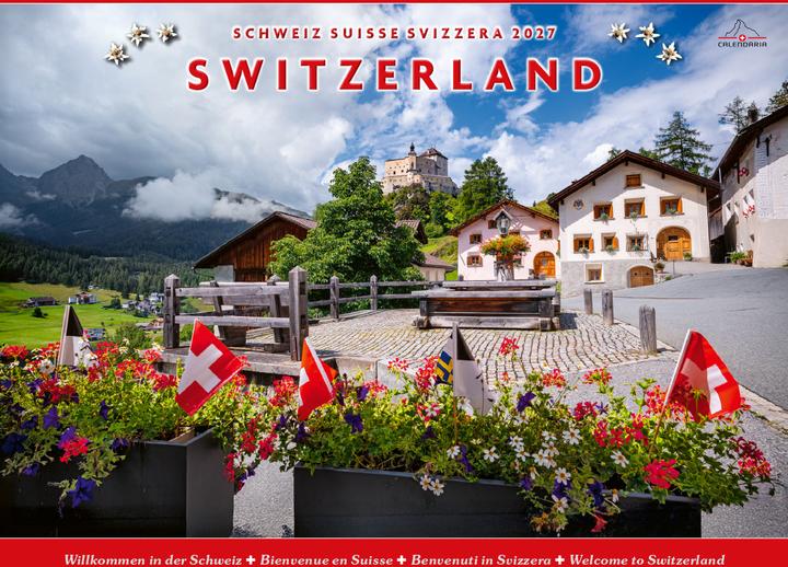 Produktbild Schweiz-Suisse-Svizzera-Switzerland 2027 (40 x 31 cm)