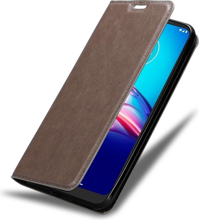 Actual product image Cadorabo Book Invisible Magnet Cover (Motorola Moto E6s)