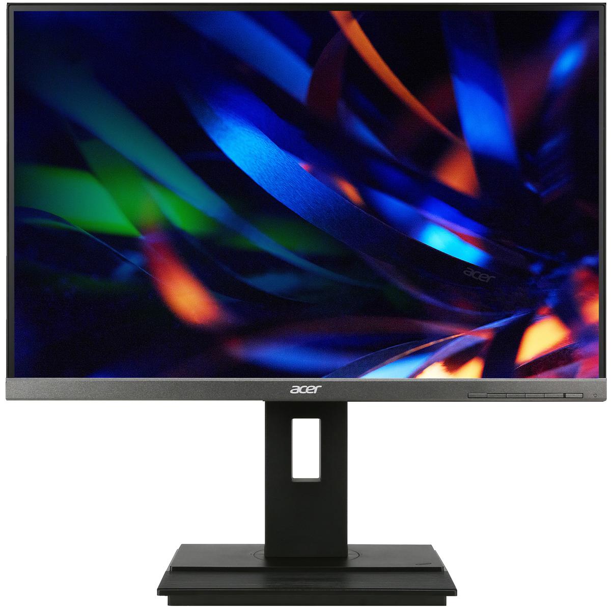 Acer B246HYLBymiprx (1920 x 1080 Pixel, 23.80"), Monitor, Grau