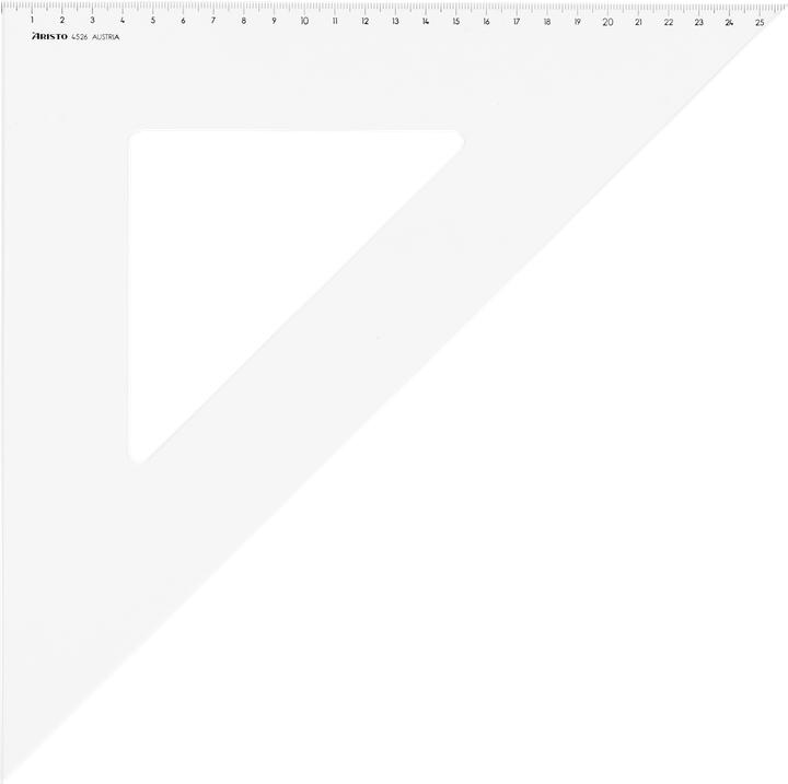 Nutritional values and ingredients Aristo Triangle plastic 45° (36.80 cm)