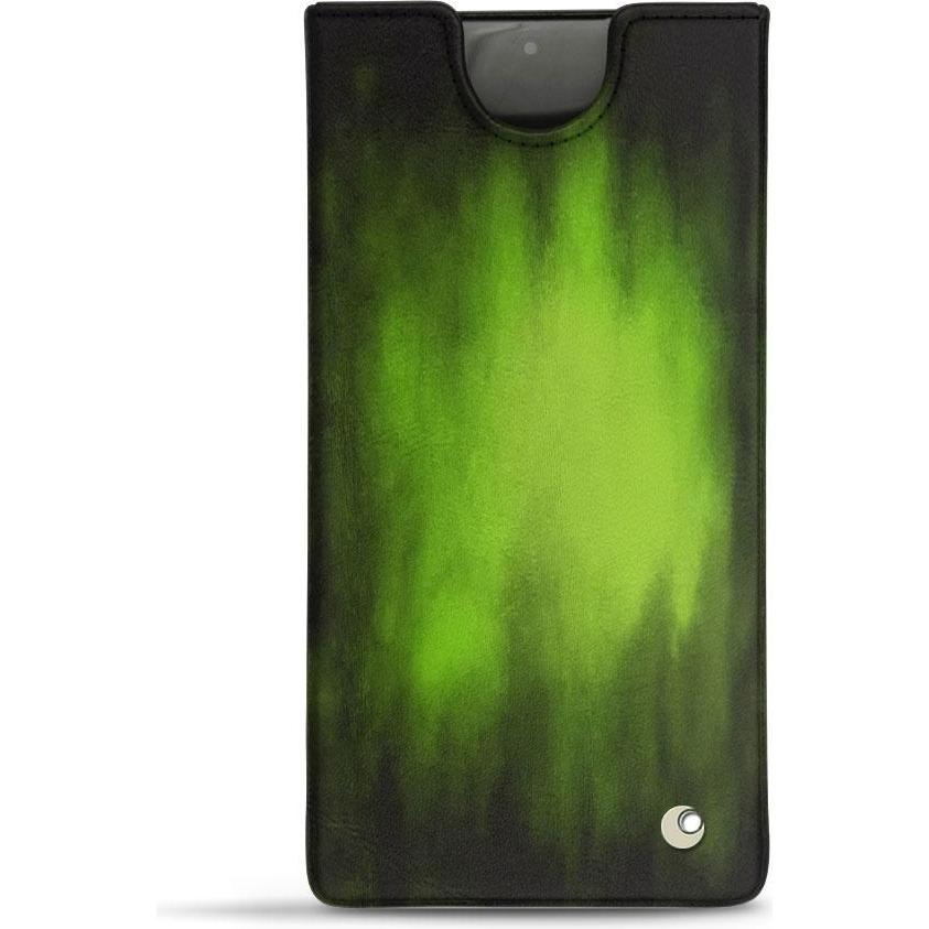 Noreve Lederschutzhülle (Samsung Galaxy Note 10+), Smartphone Hülle, Grün