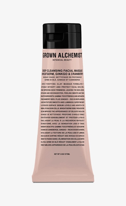Produktbild Grown Alchemist GROWN Beauty - Deep Cleansing Masque: Wheatgerm, Ginkgo & Cranberry (75 ml)