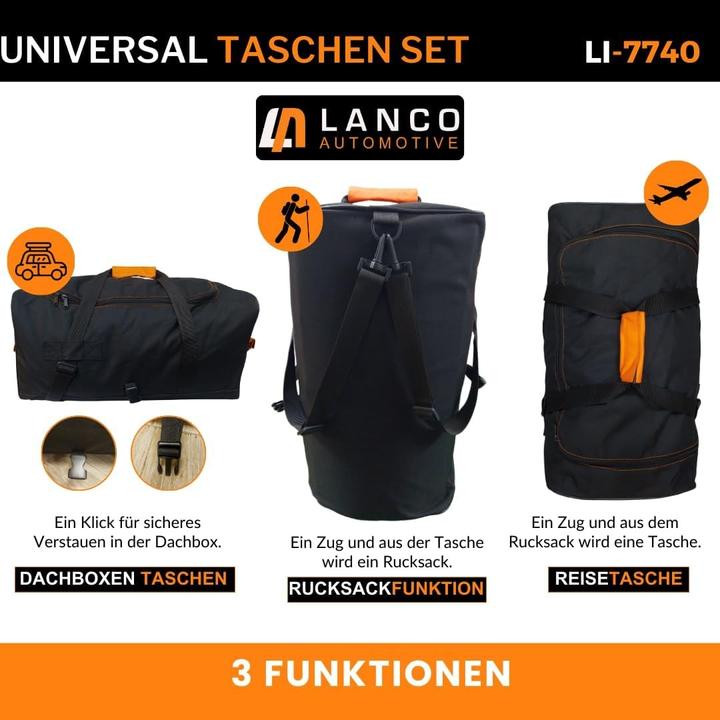 Immagine prodotto Lanco Set Borsa per Portapacchi