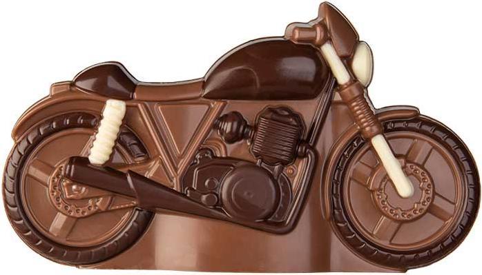 Produktbild miniSchoggi Schokoladenform Motorrad