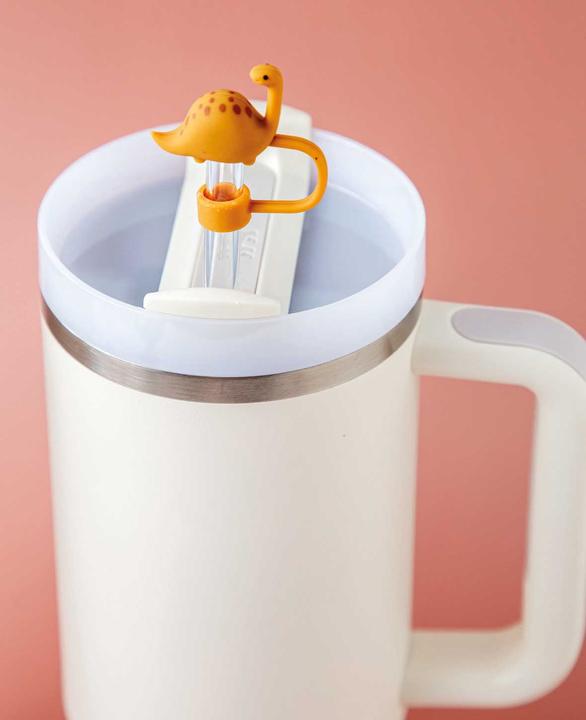 Actual product image I Am Creative Silikon Trinkhalm-Abdeckung passend für Trinkflaschen, Stanley