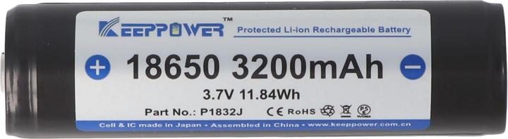 Produktbild Keeppower Akku 18650, PCB geschützt (1 Stk., 18650, 3200 mAh)