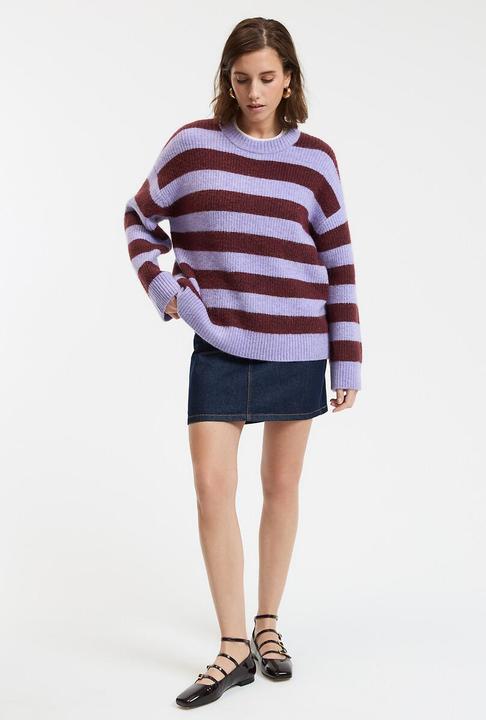 Image du produit La Redoute Collections Gestreifter Pullover mit Rundhalsausschnitt (M)