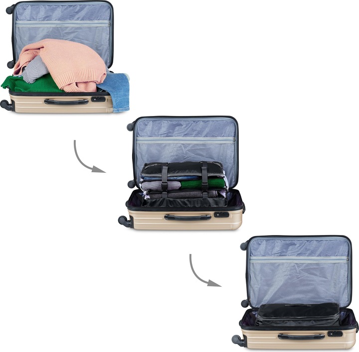 Actual product image Relaxdays Luggage organizer