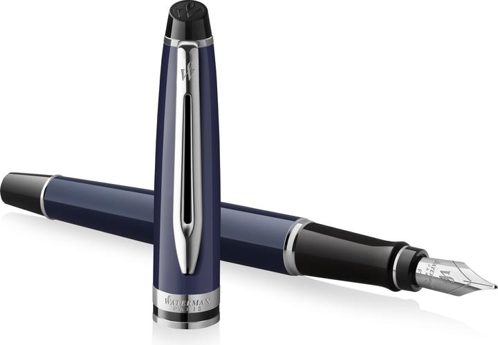 Produktbild Waterman EXPERT - Füllfederhalter (Edelstahl, Blau, 1 x)