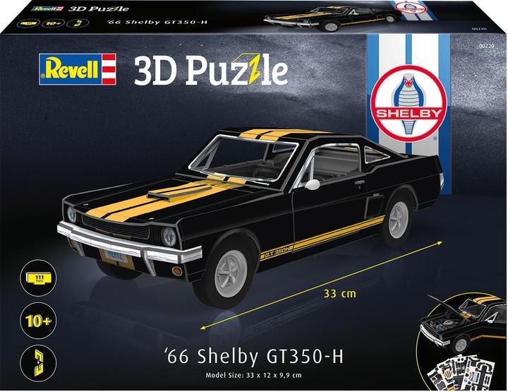 Revell 00220 RV 3D-Puzzle 66 Shelby GT350-H 3D-Puzzle (111 Teile)