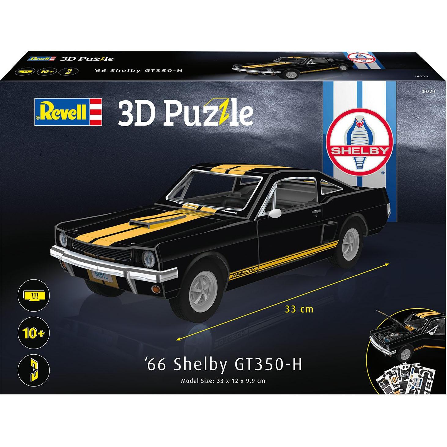 Thumbnail - Revell 00220 RV 3D-Puzzle 66 Shelby GT350-H 3D-Puzzle (111 Teile)