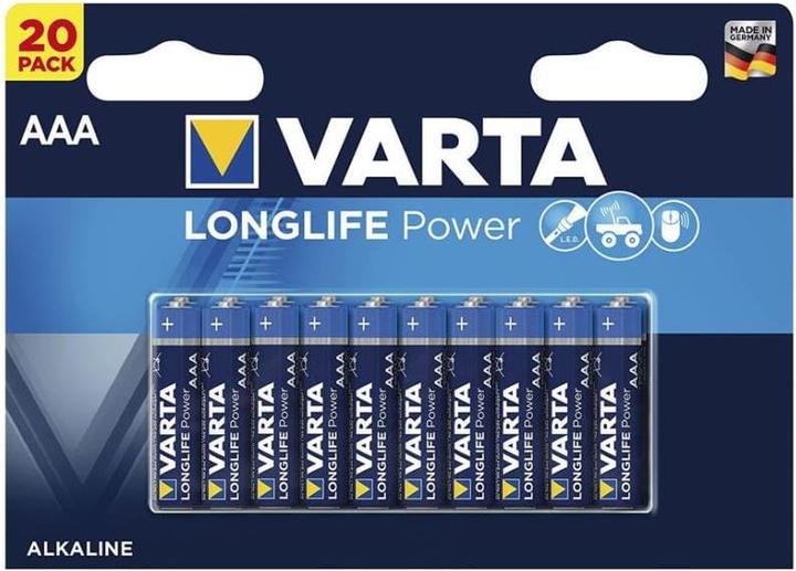 Produktbild Varta LONGLIFE Power (20 Stk., AAA / LR03 / Micro / R03 / AM4 / MN2400 / KR03)