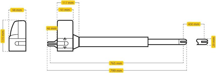 Produktbild Schellenberg TWIN 300 Drehtorantrieb (60820)
