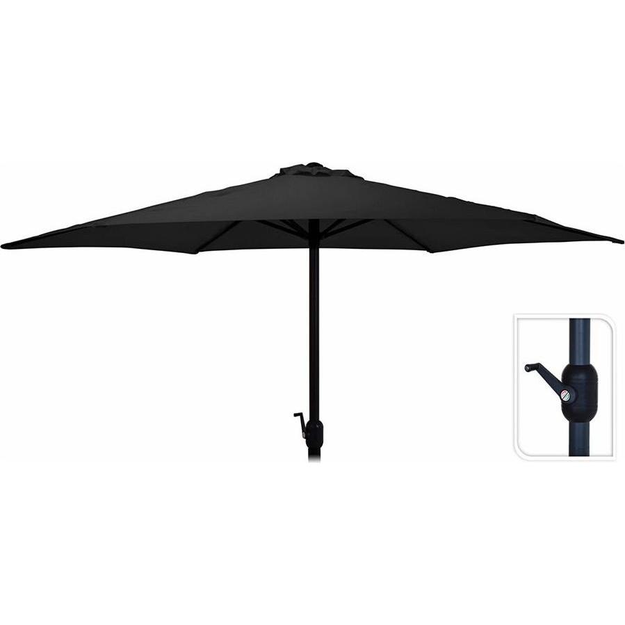 Ambiance Technology, Ombrellone, Parasol ø300 cm maximum height 248 cm color: anthracite gray